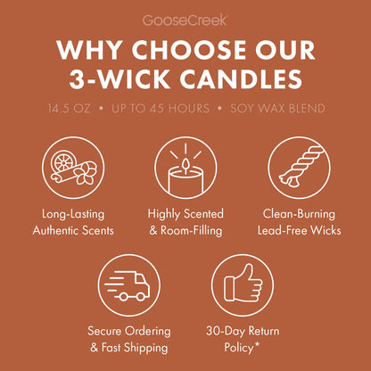 Bourbon 3-Wick Candle