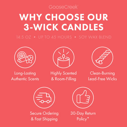 Odor Eliminating Watermelon Lemonade 3-Wick Candle