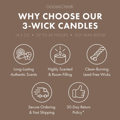 Sweet Shop Belgium Large 3-Wick Candle