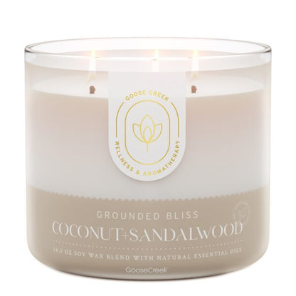 Coconut & Sandalwood Aromatherapy 3-Wick Candle
