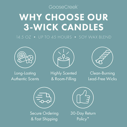 Ocean Blooms 3-Wick Candle
