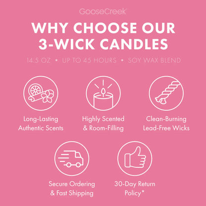 Pink Beach 3-Wick Candle