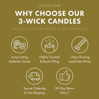 Honeybee Hollow 3-Wick Candle