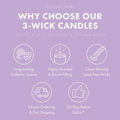 Lilac Garden 3-Wick Candle