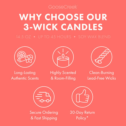 Apricot Strawberry Shortcake 3-Wick Candle