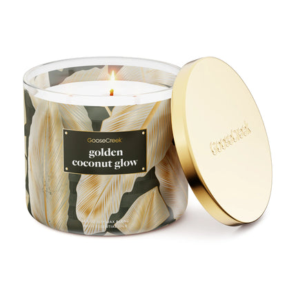 Golden Coconut Glow 3-Wick Candle