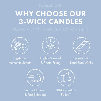 Odor Eliminating Lost at Sea 3-Wick Candle
