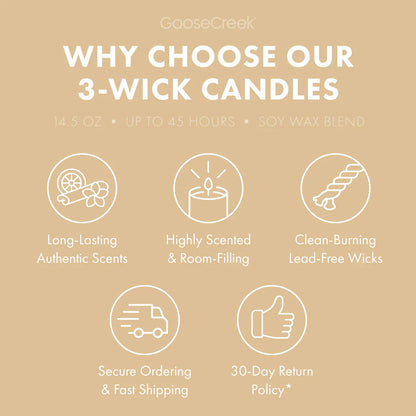 Vacation Vanilla 3-Wick Candle