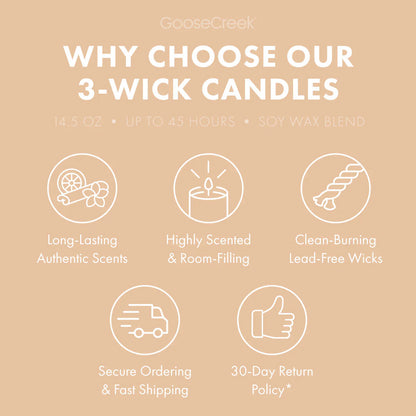 Sunlit Shores 3-Wick Candle