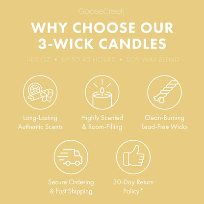 Sugar Cookie Dough 3-Wick Candle