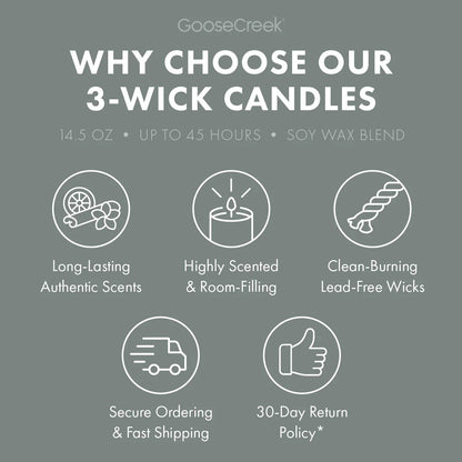 Soothing Rain 3-Wick Candle