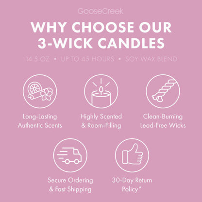 Buttercream Blooms Large 3-Wick Candle