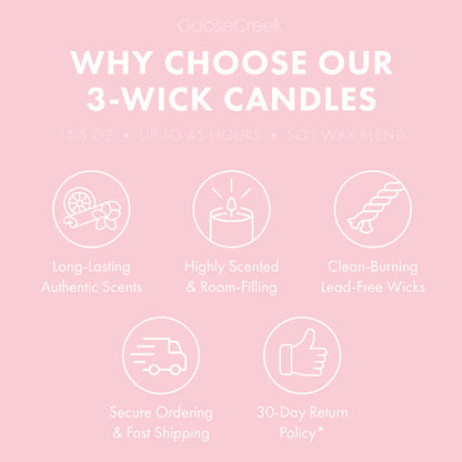 Pink Lemonade 3-Wick Candle