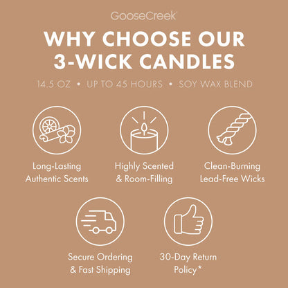 Salted Caramel Macchiato 3-Wick Candle